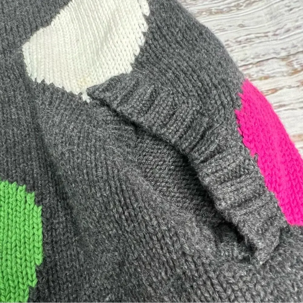 Gymboree Girls XS Polka Dot Turtleneck Poncho Sweater Cotton 2010 Merry & Bright